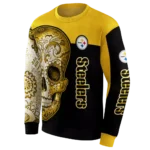 pittsburgh-steelers-sugar-skull-gold-black-hoodie-best-selling