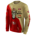 san-francisco-49ers-achmed-skull-red-hoodie-best-selling