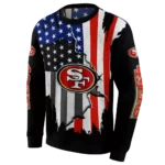 san-francisco-49ers-american-pride-black-hoodie-best-selling