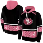 san-francisco-49ers-awareness-ribbon-black-pink-hoodie-best-selling