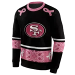san-francisco-49ers-awareness-ribbon-black-pink-hoodie-best-selling