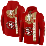 san-francisco-49ers-football-heartbeat-red-hoodie-best-selling