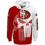 san-francisco-49ers-graphic-punisher-red-white-hoodie-best-selling