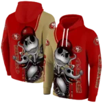 san-francisco-49ers-jack-skellington-red-hoodie-best-selling