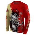 san-francisco-49ers-jack-skellington-red-hoodie-best-selling