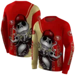 san-francisco-49ers-jack-skellington-red-hoodie-best-selling