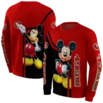 san-francisco-49ers-mickey-mouse-red-black-hoodie-best-selling