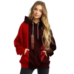 san-francisco-49ers-monogram-pattern-red-hoodie-best-selling