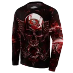 san-francisco-49ers-skull-artwork-red-black-hoodie-best-selling