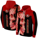 san-francisco-49ers-skull-motif-red-black-hoodie-best-selling