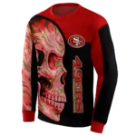 san-francisco-49ers-skull-motif-red-black-hoodie-best-selling