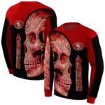 san-francisco-49ers-skull-motif-red-black-hoodie-best-selling