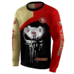 san-francisco-49ers-skull-punisher-gold-black-hoodie-best-selling