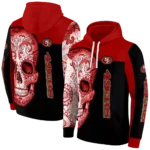 san-francisco-49ers-sugar-skull-red-black-hoodie-best-selling