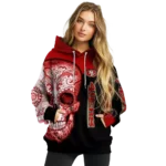 san-francisco-49ers-sugar-skull-red-black-hoodie-best-selling