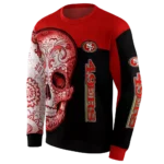 san-francisco-49ers-sugar-skull-red-black-hoodie-best-selling