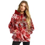 san-francisco-49ers-tie-dye-pattern-red-hoodie-best-selling