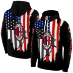 Ac Milan American Pride Black Hoodie Best Selling