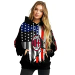 Ac Milan American Pride Black Hoodie Best Selling