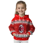 Ac Milan Christmas Trees Red Hoodie Best Selling