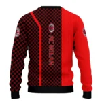 Ac Milan Circles Mesh Red Black Sweater Best Selling