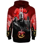 Ac Milan Halloween Vibes Red Black Hoodie Best Selling