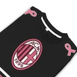Ac Milan Pink Ribbon Black Pink Sweater Best Selling