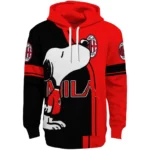Ac Milan Playful Snoopy Red Hoodie Best Selling