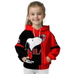 Ac Milan Playful Snoopy Red Hoodie Best Selling