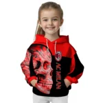 Ac Milan Skull Motif Red Black Hoodie Best Selling