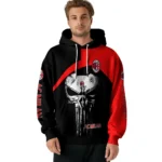 Ac Milan Skull Punisher Black Hoodie Best Selling