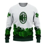 Ac Milan St Patrick White Sweater Best Selling