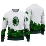 Ac Milan St Patrick White Sweater Best Selling