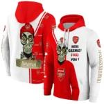 Arsenal Achmed Skull Red Hoodie Best Selling
