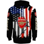 Arsenal American Pride Black Hoodie Best Selling