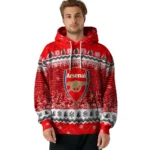Arsenal Christmas Trees Red Hoodie Best Selling