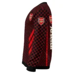 Arsenal Circles Mesh Red Black Sweater Best Selling