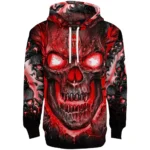 Arsenal Demonic Skull Red Black Hoodie Best Selling