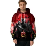 Arsenal Halloween Vibes Red Black Hoodie Best Selling