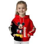Arsenal Mickey Mouse Red Black Hoodie Best Selling