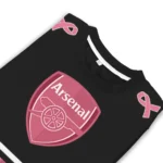 Arsenal Pink Ribbon Black Pink Sweater Best Selling