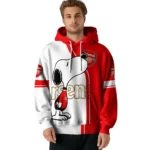 Arsenal Playful Snoopy Red Hoodie Best Selling