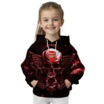 Arsenal Skull Artwork Red Black Hoodie Best Selling