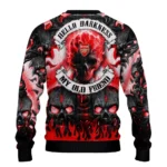 Arsenal Skull Intensity Red Black Sweater Best Selling