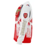 Arsenal Skull Split Red White Sweater Best Selling