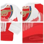 Arsenal Skull Split Red White Sweater Best Selling