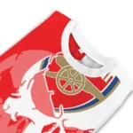 Arsenal Skull Split Red White Sweater Best Selling