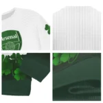 Arsenal St Patrick White Sweater Best Selling
