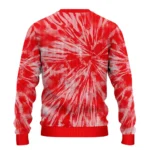 Arsenal Tie Dye Designs Red Sweater Best Selling