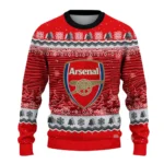 Arsenal Tree Pattern Red Sweater Best Selling